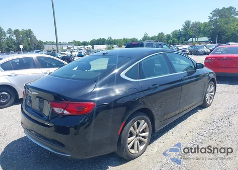 2015 Chrysler 200 Limited z USA, uszkodzony, nr VIN 1C3CCCAB1FN611418